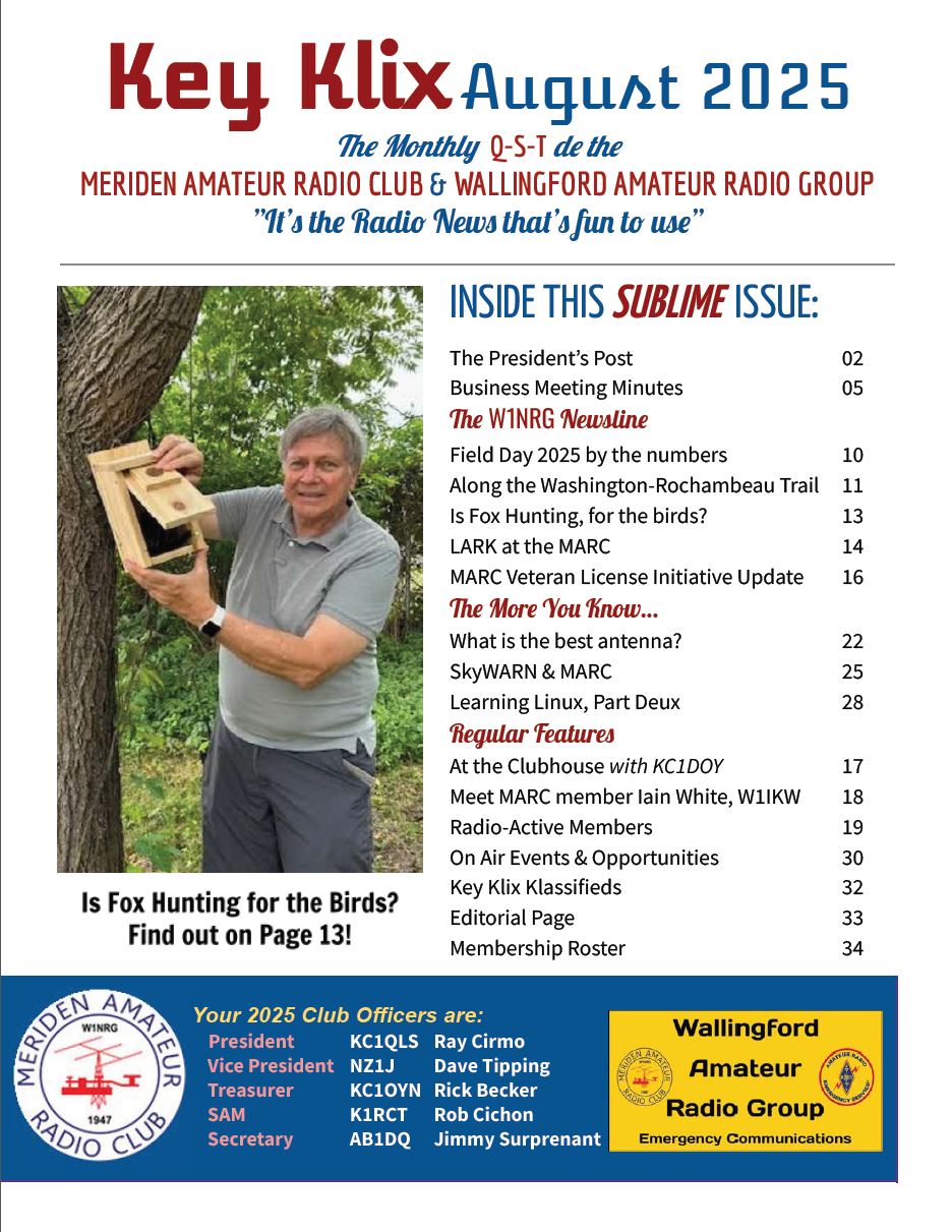 Cover of Key Klix for August. 