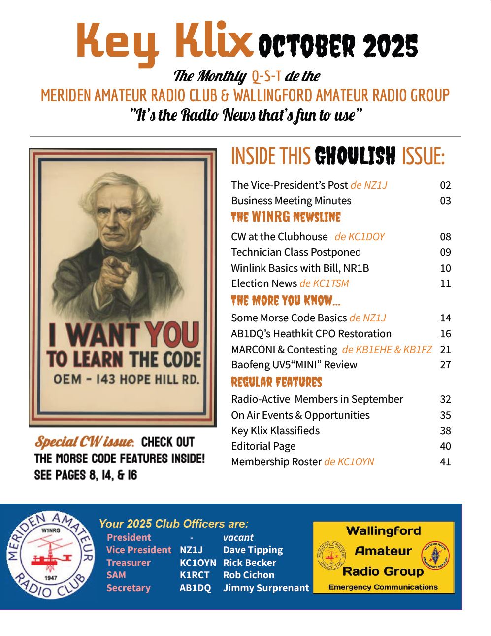 Cover of Key Klix for October. 