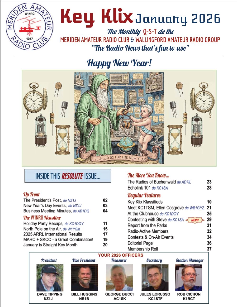 Cover of Key Klix for January. 