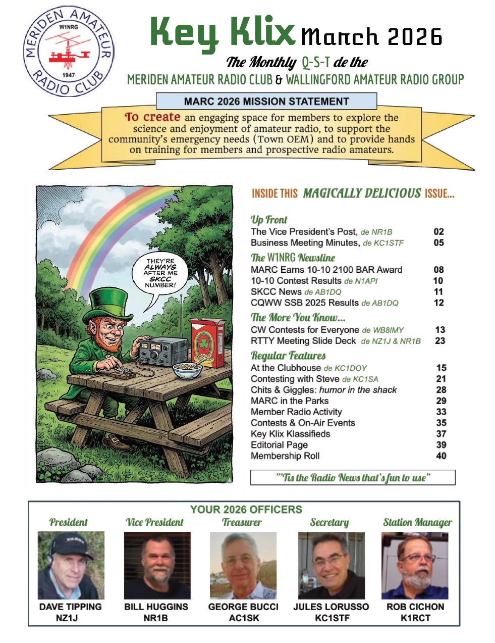 Cover of Key Klix for March. 