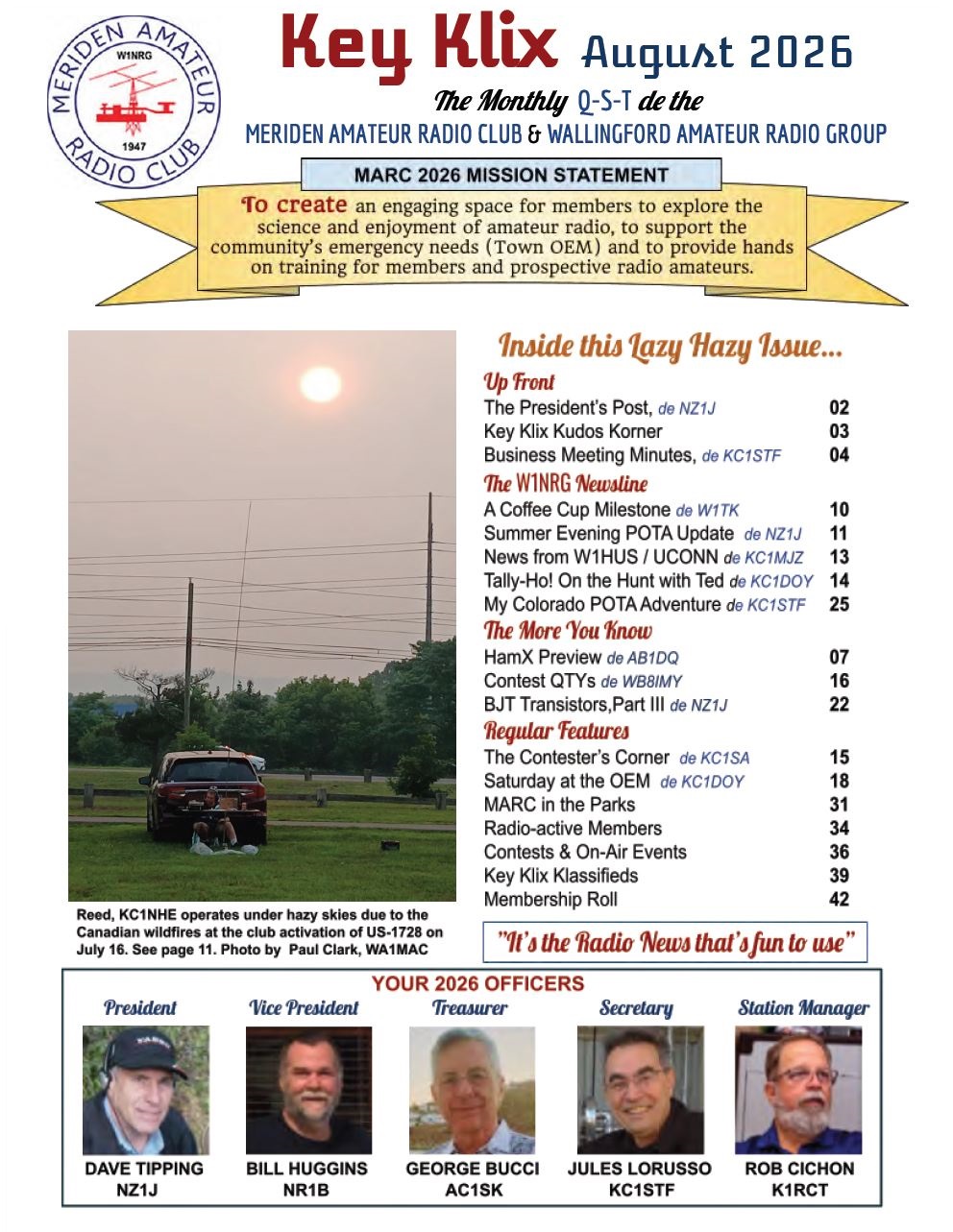 Cover of Key Klix for August.